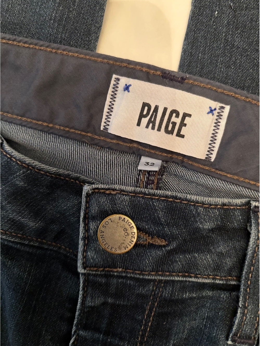 Paige Straight Leg Jeans 32
